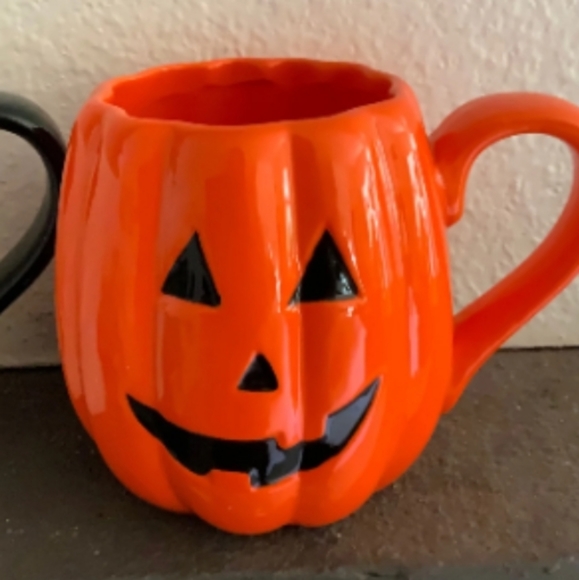 Pumpkin and Ghost mug set , pumpkin mug , ghost mug , halloween mug set - Picture 2 of 3